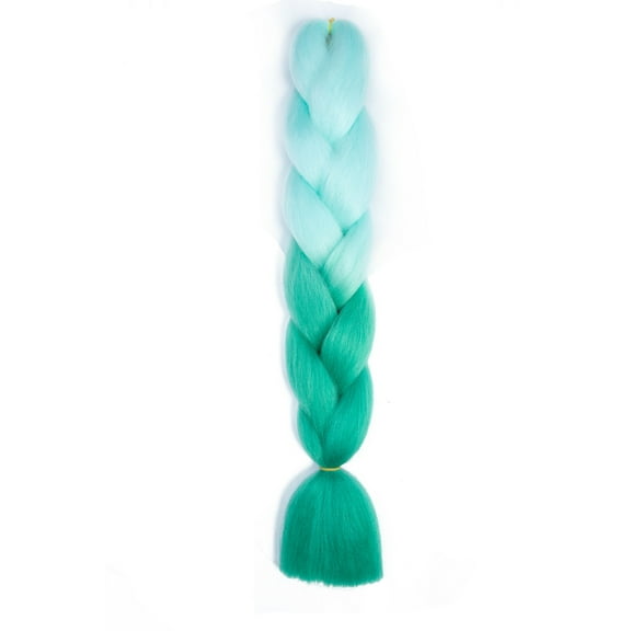 XmhyTop 24 Inch Gradient Jumbo Braiding Fibers, 6 Pack Soft Synthetic Braiding Strands, Hot Water Setting Hair Material for Box Braids & Twisted Hairstyles A