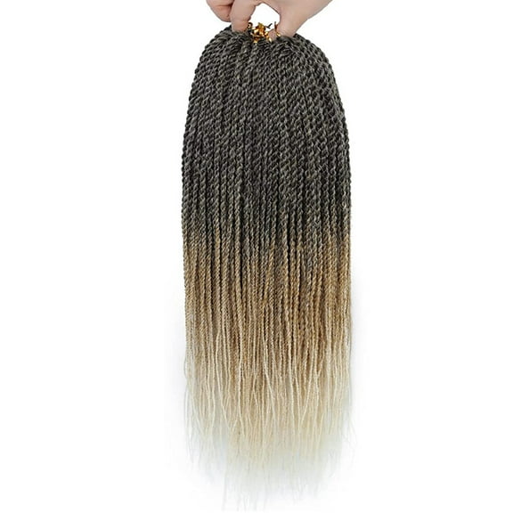 XmhyTop 24inch 6-Pack Pre-Looped Goddess Box Braids Crochet Hair, Synthetic Braiding Extensions, Easy Install for Protective Styles, Women's Hair AccessoriesD