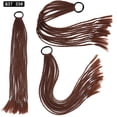 thumbnail image 1 of XmhyTop 2Pcs Soft Synthetic Braided Ponytail Extensions, Textured Braided Styles, Natural-Look Hairpiece, Adjustable Fashion Accessory for Women's Daily Wear，Medium Auburn, 1 of 2