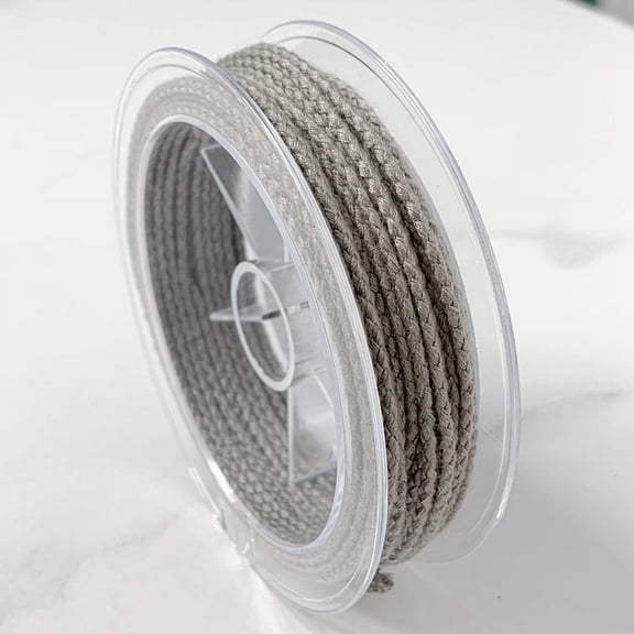 XmhyTop 2mm Dragon Scale Rope Cotton Rope,Woven Cotton Rope String for DIY Handmade Ropes, Beaded Ropes, Tassels, Knitted Knot Bracelets and Pendant Ropes,Grey
