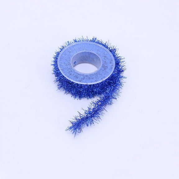 XmhyTop 3 Yards Christmas Tree Decoration Rope Ribbon Glitter Hanging Rope for Wedding Birthday Holiday New Year Christmas Party Home Decoration,Blue