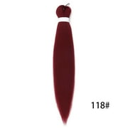 XmhyTop 3PCS 26 Inch Pre-Stretched Synthetic Braiding Hair Extensions, Hot Water Setting for Durable, Easy-Style Looks, Dark Brown