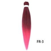 XmhyTop 3PCS 26 Inch Pre-Stretched Synthetic Braiding Hair Extensions, Hot Water Setting for Durable, Easy-Style Looks, FR-C