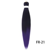 XmhyTop 3PCS 26 Inch Pre-Stretched Synthetic Braiding Hair Extensions, Hot Water Setting for Durable, Easy-Style Looks,FR-J