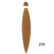 XmhyTop 3PCS 26 Inch Pre-Stretched Synthetic Braiding Hair Extensions, Hot Water Setting for Durable, Easy-Style Looks, Light Brown