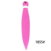 XmhyTop 3PCS 26 Inch Pre-Stretched Synthetic Braiding Hair Extensions, Hot Water Setting for Durable, Easy-Style Looks, PINK B