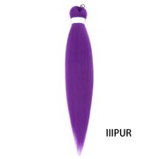 XmhyTop 3PCS 26 Inch Pre-Stretched Synthetic Braiding Hair Extensions, Hot Water Setting for Durable, Easy-Style Looks, Purple B
