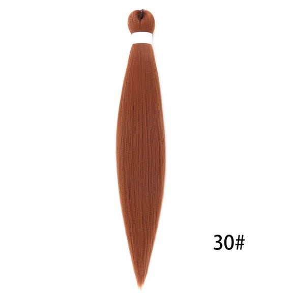 XmhyTop 3PCS 26 Inch Pre-Stretched Synthetic Braiding Hair, Knotless Twist Extensions with Vibrant Colored Options for Easy Styling, Light Auburn