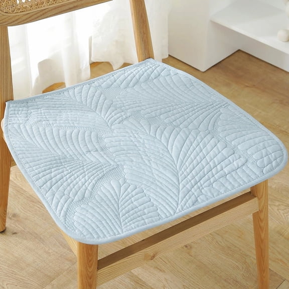 XmhyTop 4-Pack Thick Comfort Garden Terrace Cushions, Indoor/Outdoor Pads for Home, Kitchen & Office Seats, 15.75x15.75 Inches (Blue)