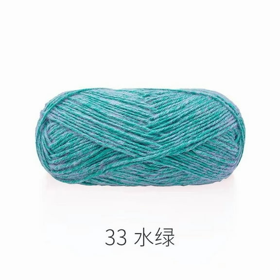 XmhyTop 50G Medium Worsted Weight Wool Yarn (142Yds), Soft Yarn Ideal for Crocheting & Knitting Projects, Blue-Green