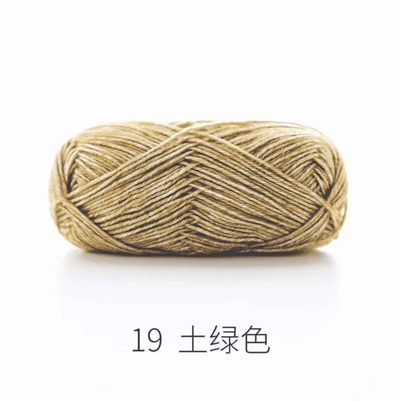 XmhyTop 50G Medium Worsted Weight Wool Yarn (142Yds), Soft Yarn Ideal for Crocheting & Knitting Projects, Brownish Green