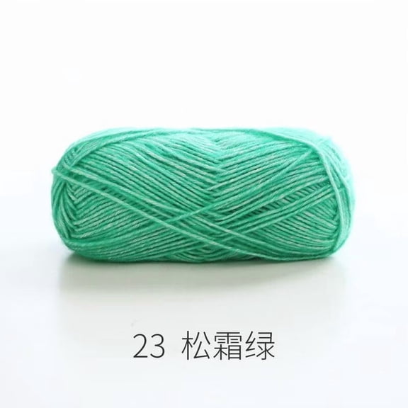XmhyTop 50G Medium Worsted Weight Wool Yarn (142Yds), Soft Yarn Ideal for Crocheting & Knitting Projects, Green