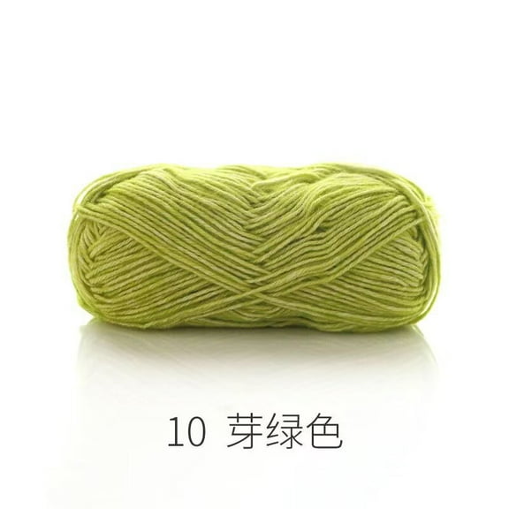 XmhyTop 50G Medium Worsted Weight Wool Yarn (142Yds), Soft Yarn Ideal for Crocheting & Knitting Projects, Light green