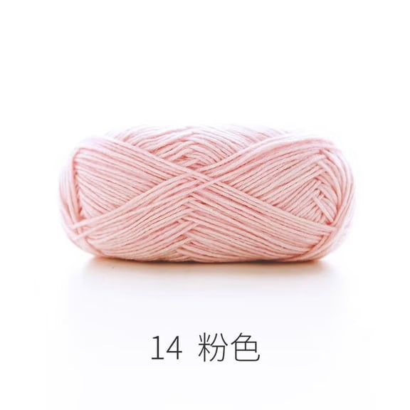 XmhyTop 50G Medium Worsted Weight Wool Yarn (142Yds), Soft Yarn Ideal for Crocheting & Knitting Projects, Pink