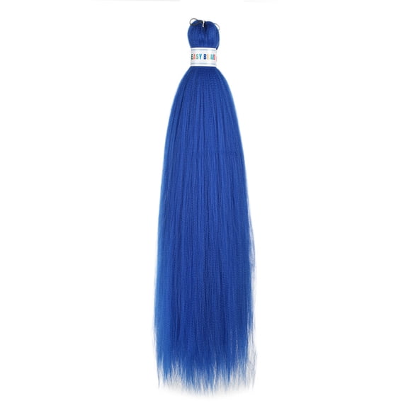 XmhyTop 6 Packs Vibrant Color Pre-Stretched Braiding Hair, 26-Inch Synthetic Hair Extensions, Textured for Crochet Box Braids, Dark Blue
