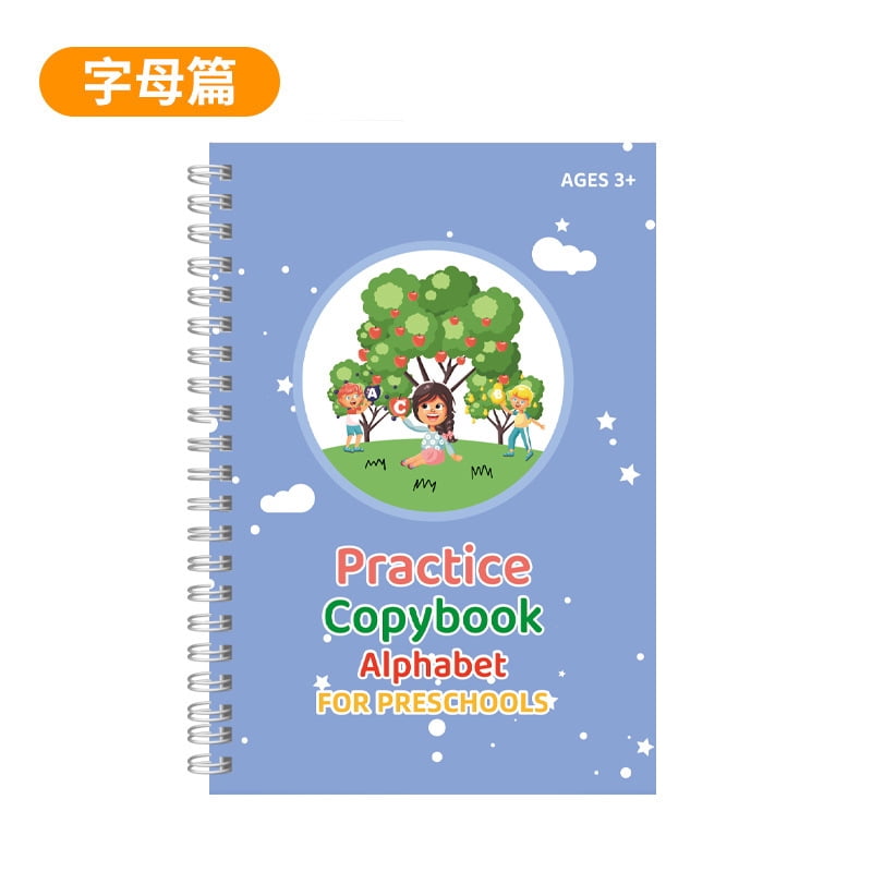 XmhyTop-A 1 Piece Magic Practice Copybook Reusable Writing Book for ...