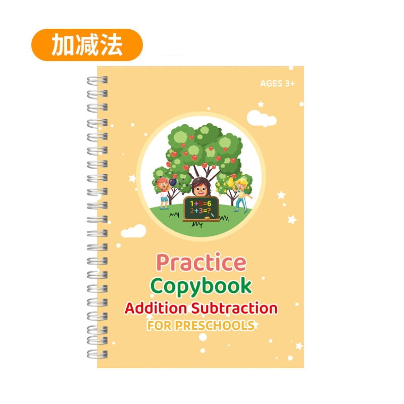 XmhyTop-A 1 Piece Magic Practice Copybook Reusable Writing Book for ...