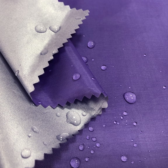 XmhyTop-A 1 Yard Polyester Fabric Silver Coated Fabric for Sun Protection, Dust-Resistant Outdoor Fabric, Versatile Sunshade Fabric for DIY Outdoor Use,Purple