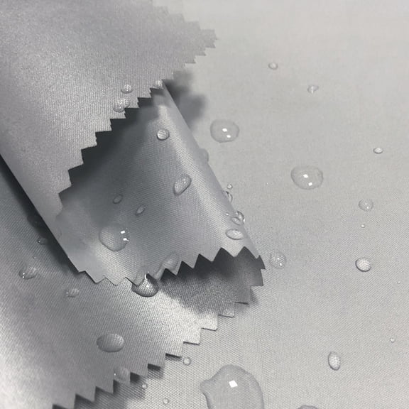 XmhyTop-A 1 Yard Polyester Fabric Silver Coated Fabric for Sun Protection, Dust-Resistant Outdoor Fabric, Versatile Sunshade Fabric for DIY Outdoor Use,White