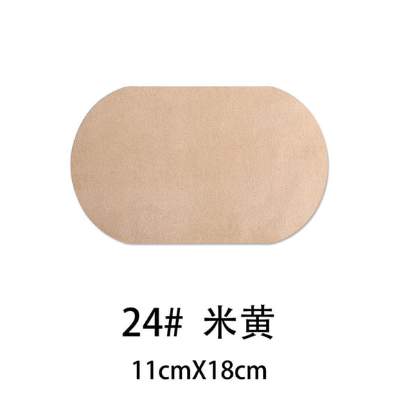 XmhyTop-A 10 Pcs Velvet Repair Patches 18x11cm, Elbow Knee Patches for Clothing, Iron-On Fabric Patches for Sweaters Jackets Pants,Beige