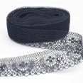thumbnail image 1 of XmhyTop-A 10 Yard Polyester Sewing Lace, Craft Lace Craft Supplies for Wedding Decoration, Gift Wrapping Home Decor,Black, 1 of 3
