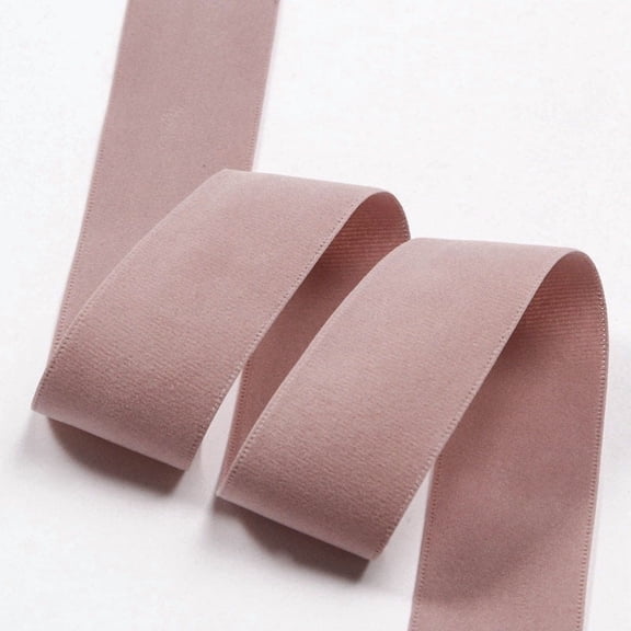 XmhyTop-A 10 Yards 2.5cm Wide Double Faced Velvet Ribbon Premium Gift Wrapping Wedding Decoration Ribbon, Soft Craft Ribbon,Dark Pink