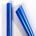 thumbnail image 1 of XmhyTop-A 10 Yards Metallic Gift Wrap Paper Roll 43cm Wide DIY Wrapping Paper with Shimmer Finish for Holidays, Birthdays Crafts,Blue, 1 of 4
