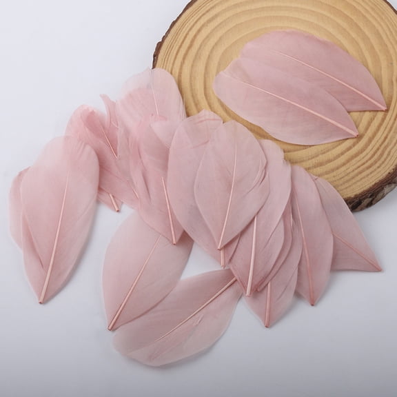 XmhyTop-A 100 Pcs Craft Feathers Soft Decorative Plumes for DIY Arts, Crafts & Home Decor Bulk Feathers for Crafting,1.96-3.14inch,C29