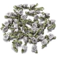 thumbnail image 1 of XmhyTop-A 100 Pcs Mini Satin Roses Artificial Ribbon Roses for Wedding Decor, DIY Crafts, Scrapbooking Gift Toppers Small Satin Bows, Decorative Red Roses Floral Craft Supplies,Grey, 1 of 5
