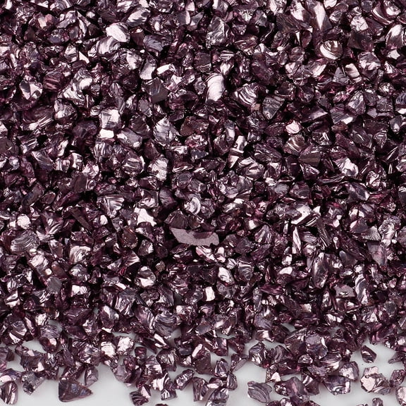 XmhyTop-A 100g Decorative Glass Stones - Crushed Glass for Crafts, Resin Art Glitter, Vase Filler Glass Stones, Irregular Broken Glass, Epoxy Resin Mix-Ins, Decorative Glass Chips,S28