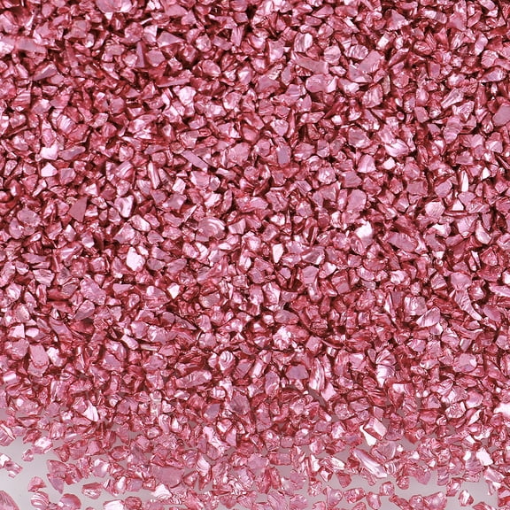 XmhyTop-A 100g Decorative Glass Stones - Crushed Glass for Crafts, Resin Art Glitter, Vase Filler Glass Stones, Irregular Broken Glass, Epoxy Resin Mix-Ins, Decorative Glass Chips,S24