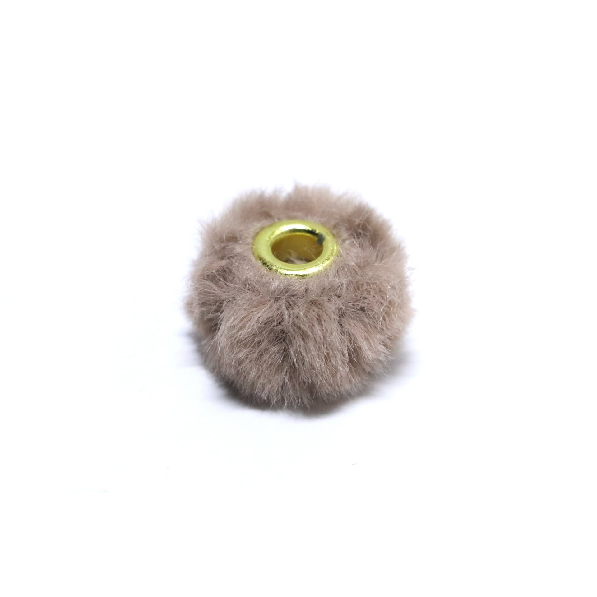 XmhyTop-A 100pcs 0.79in Fluffy Faux Fur Pom Poms Beads For DIY Jewelry Making Handicrafts Accessories F11
