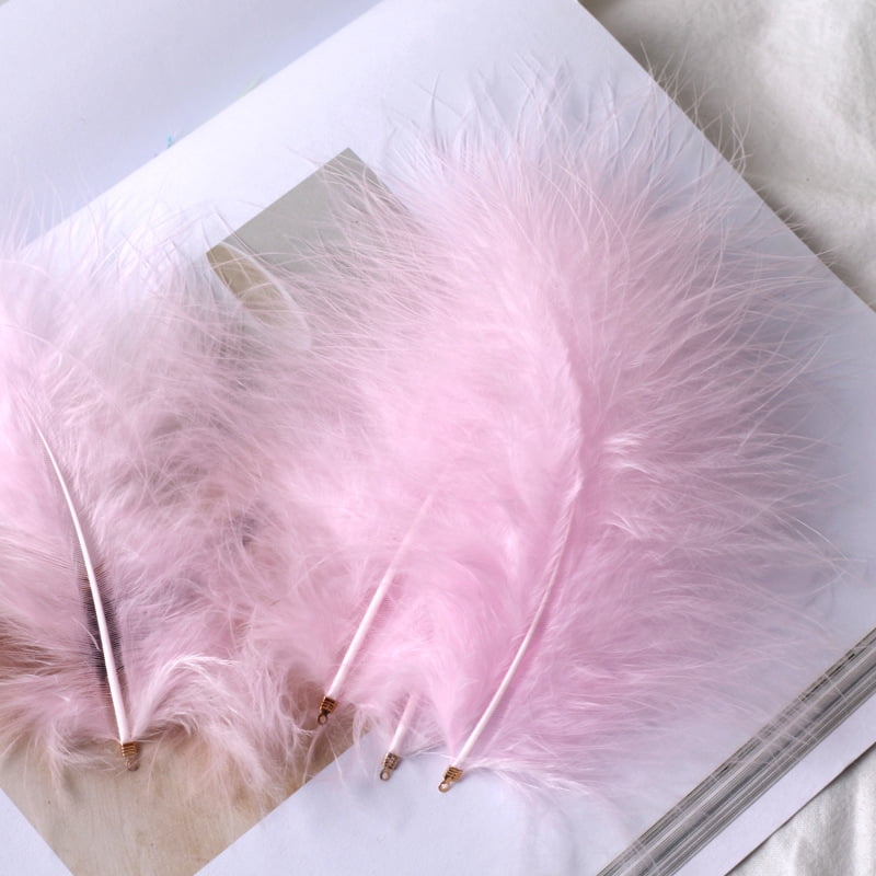 XmhyTop-A 100pcs Fluffy Feathers 3.9-4.7inch for Craft Dream Catcher ...