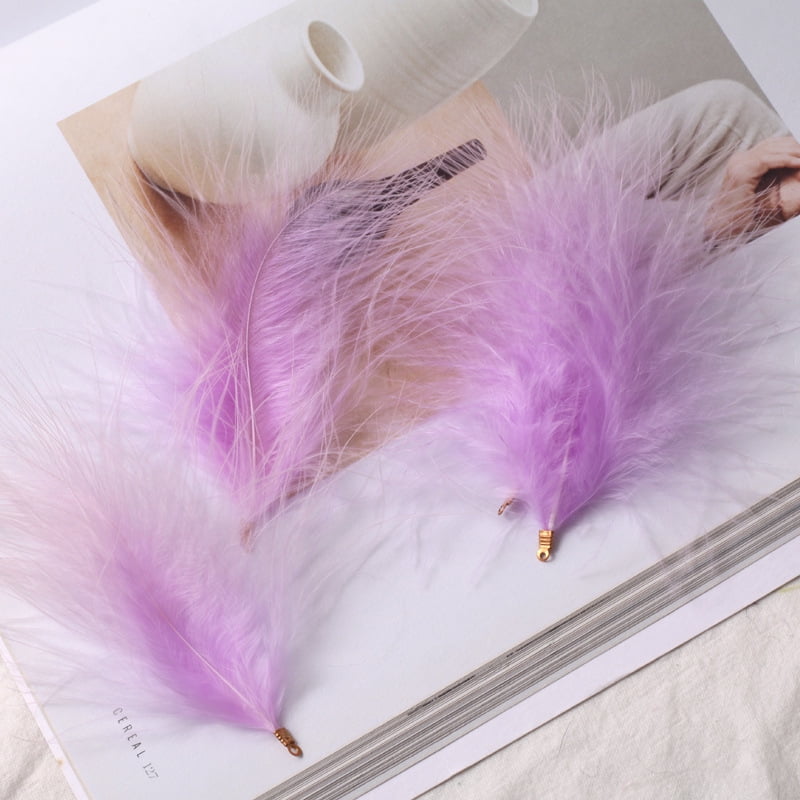 XmhyTop-A 100pcs Fluffy Feathers 3.9-4.7inch for Craft Dream Catcher ...