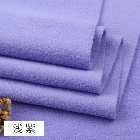 XmhyTop-A 100x160cm Polar Fleece Fabric for DIY Sewing, Blankets, Clothing & Home Decor Projects,1 Piece,Light Purple