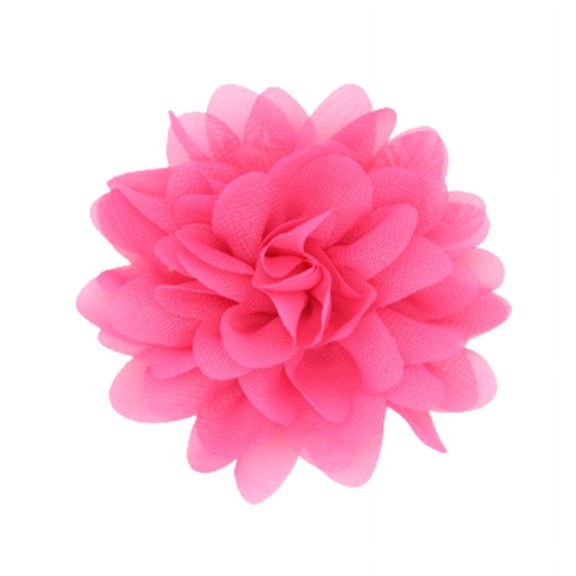 XmhyTop-A 10Pcs Handmade Chiffon Flowers Chiffon Fabric Flowers for Embellishments,DIY Headbands Flower Accessories Flower Headband-Light Pink Red