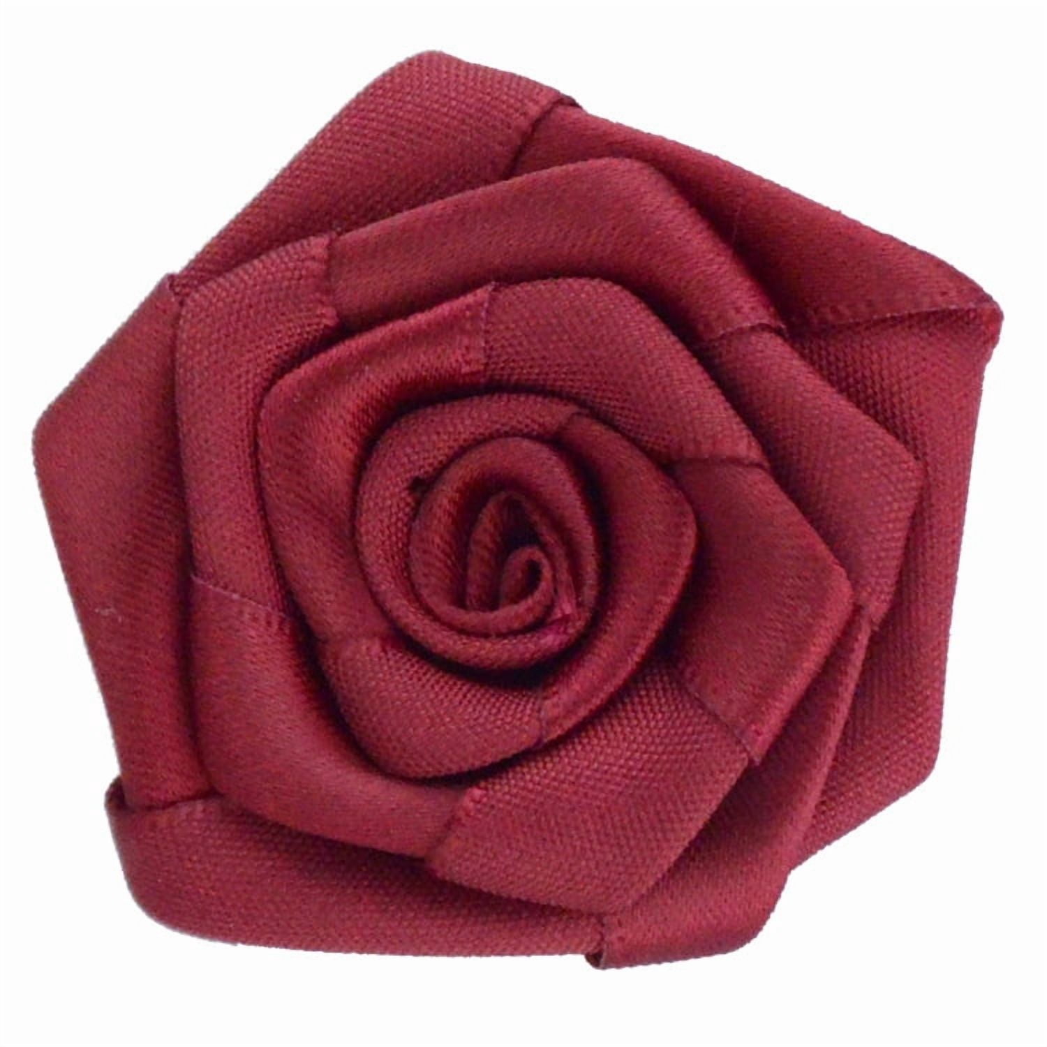 XmhyTop-A 10pcs Satin Rose Flowers 4.5-5cm Artificial Fabric Roses for ...