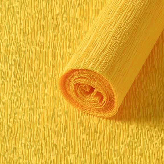 XmhyTop-A 2 Rolls Crepe Paper 250*50cm Crepe Paper Roll, Perfect for Party Decorations, Party Supplies DIY Crafts,Gold
