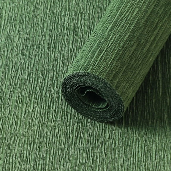 XmhyTop-A 2 Rolls Crepe Paper 250*50cm Crepe Paper Roll, Perfect for Party Decorations, Party Supplies DIY Crafts,Green A