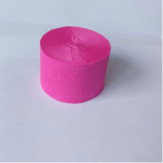 XmhyTop-A 2 Rolls Crepe Paper for Party Decorations, Wedding Decorations, Birthday Decorations-Dark Pink