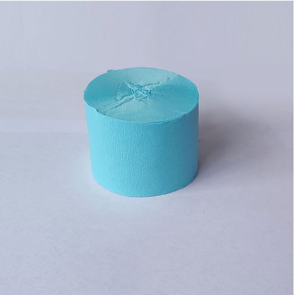 XmhyTop-A 2 Rolls Crepe Paper for Party Decorations, Wedding Decorations, Birthday Decorations-Light Blue