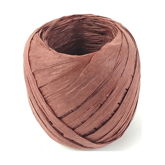 XmhyTop-A 2 Rolls Raffia Paper Ribbon Twine Strings for DIY Craft Gift Box Packing-R27