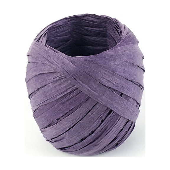 XmhyTop-A 2 Rolls Raffia Paper Ribbon Twine Strings for DIY Craft Gift Box Packing-R30