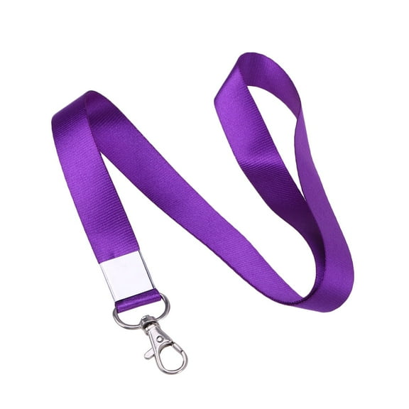 XmhyTop-A 2 pcs Lanyard, Long Neck Lanyard Key Lanyard Strap Purple