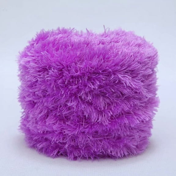 XmhyTop-A 200g Plush Fur Yarn Ultra Fluffy DIY Craft Yarn for Luxury Decor & Handmade Projects,P18