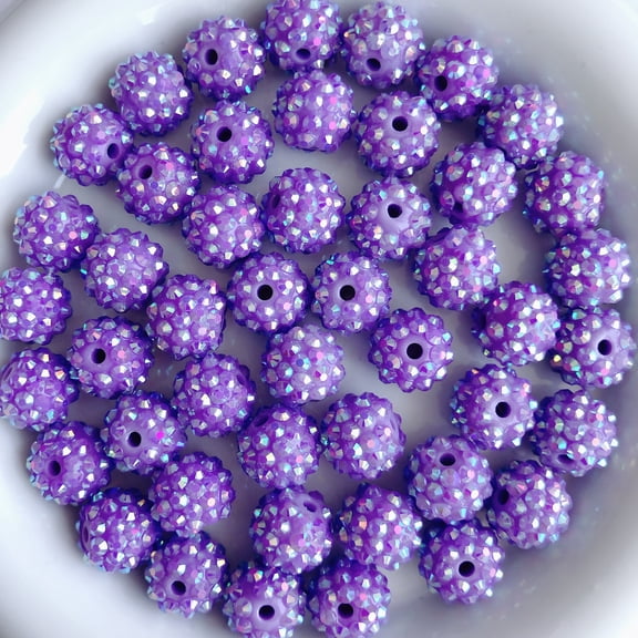 XmhyTop-A 20pcs 14mm Rhinestone Beads for Jewelry Making, Sparkle Crystal Clay for Bracelet Baseball Necklace Earring Crafting and DIY,R03