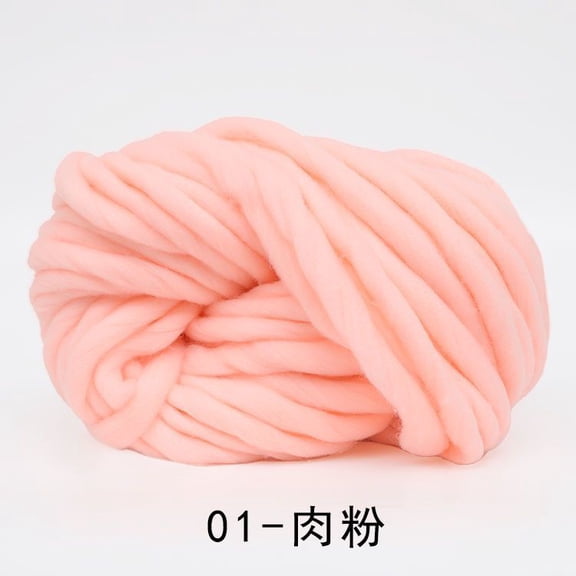 XmhyTop-A 250g Chunky Knit Yarn Super Bundle Extra Thick Hand Knitting & Crochet Yarn for Quick DIY Crafts Home Decor Projects,C01