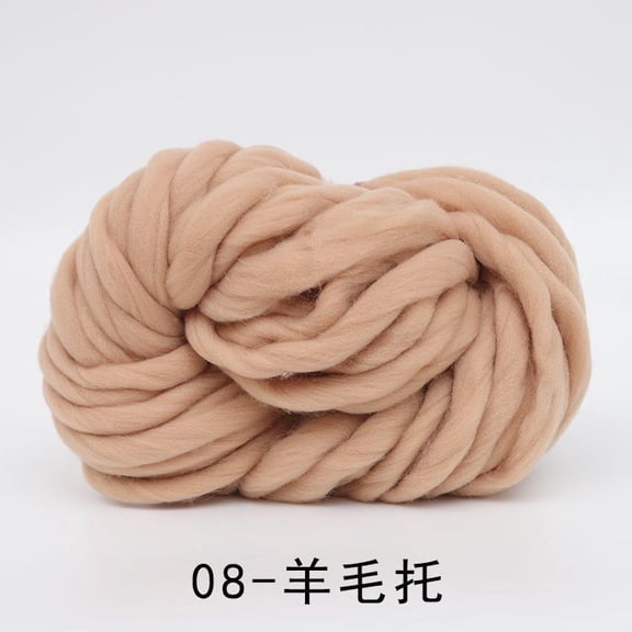 XmhyTop-A 250g Chunky Knit Yarn Super Bundle Extra Thick Hand Knitting & Crochet Yarn for Quick DIY Crafts Home Decor Projects,C08