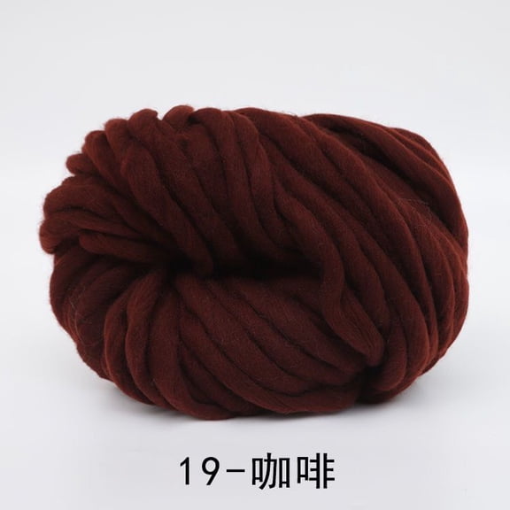 XmhyTop-A 250g Chunky Knit Yarn Super Bundle Extra Thick Hand Knitting & Crochet Yarn for Quick DIY Crafts Home Decor Projects,C19