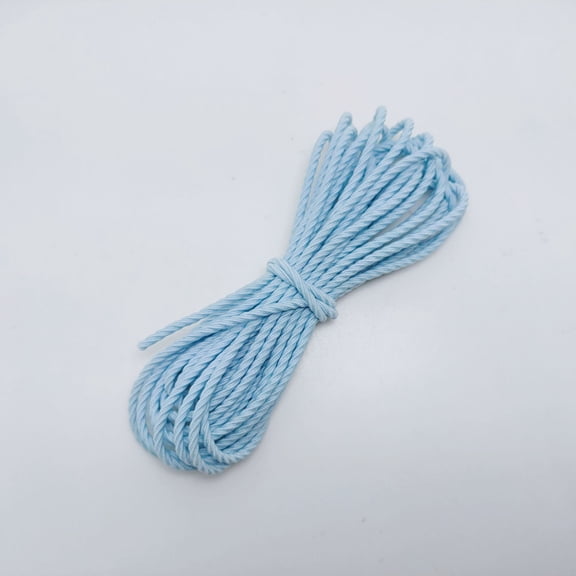 XmhyTop-A 5 Yards Elastic Cord for Jewelry Making Stretchy Beading Thread, Elastic Sewing String for DIY Crafts,Style B,Light Blue